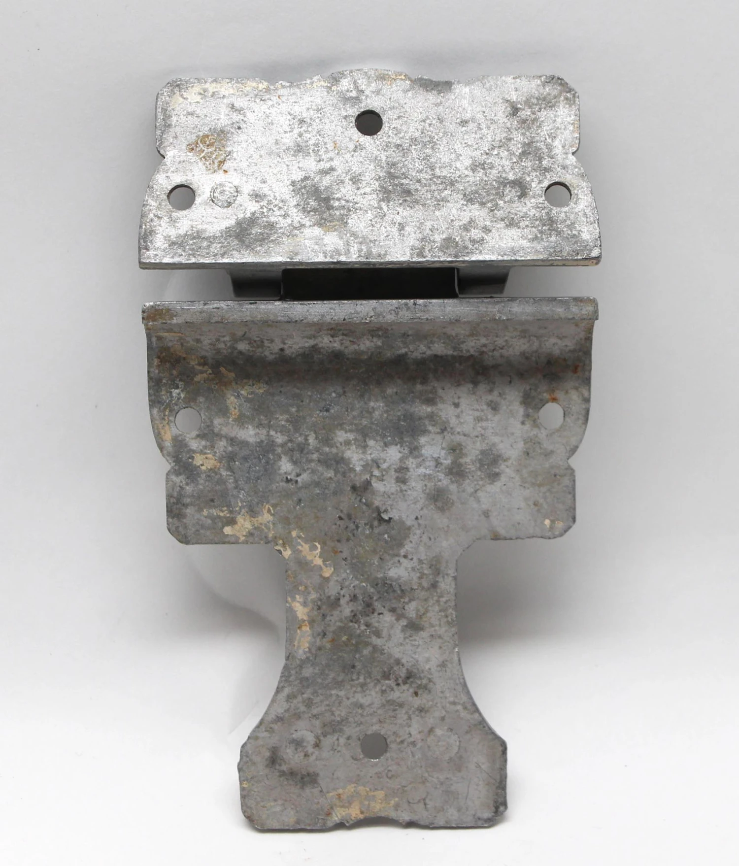 Aluminum Pair Of 5.5 In. Art Deco Ice Box Hinges 6 Aluminum Pair Of 5.5 In. Art Deco Ice Box Hinges - Image 4