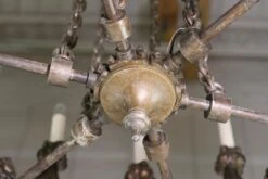 Heavy Cast Bronze Gothic Tudor Chandelier -OGT Sale Store p262085 15