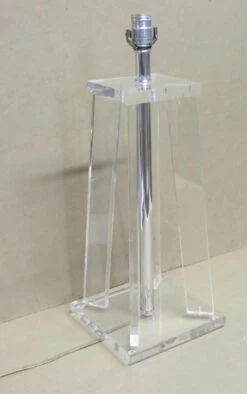 Modern Clear Lucite Table Lamp -OGT Sale Store p262189 05