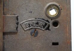 Antique Victorian Branford Cast Iron Mortise Door Lock 15 Antique Victorian Branford Cast Iron Mortise Door Lock -OGT Sale Store p262203 07