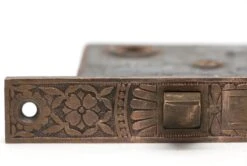 Antique Victorian Cast Iron Mortise Door Lock With Brass Face 11 Antique Victorian Cast Iron Mortise Door Lock With Brass Face -OGT Sale Store p262209 05