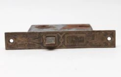 Cast Iron Mortise Lock With Brass Ornate Faceplate 14 Cast Iron Mortise Lock With Brass Ornate Faceplate -OGT Sale Store p262214 05