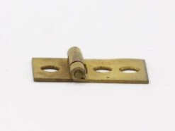 Set Of 10 Brass 3 Hole 0.625 X 1 Cabinet Hinges 9 Set Of 10 Brass 3 Hole 0.625 X 1 Cabinet Hinges -OGT Sale Store p262230 04