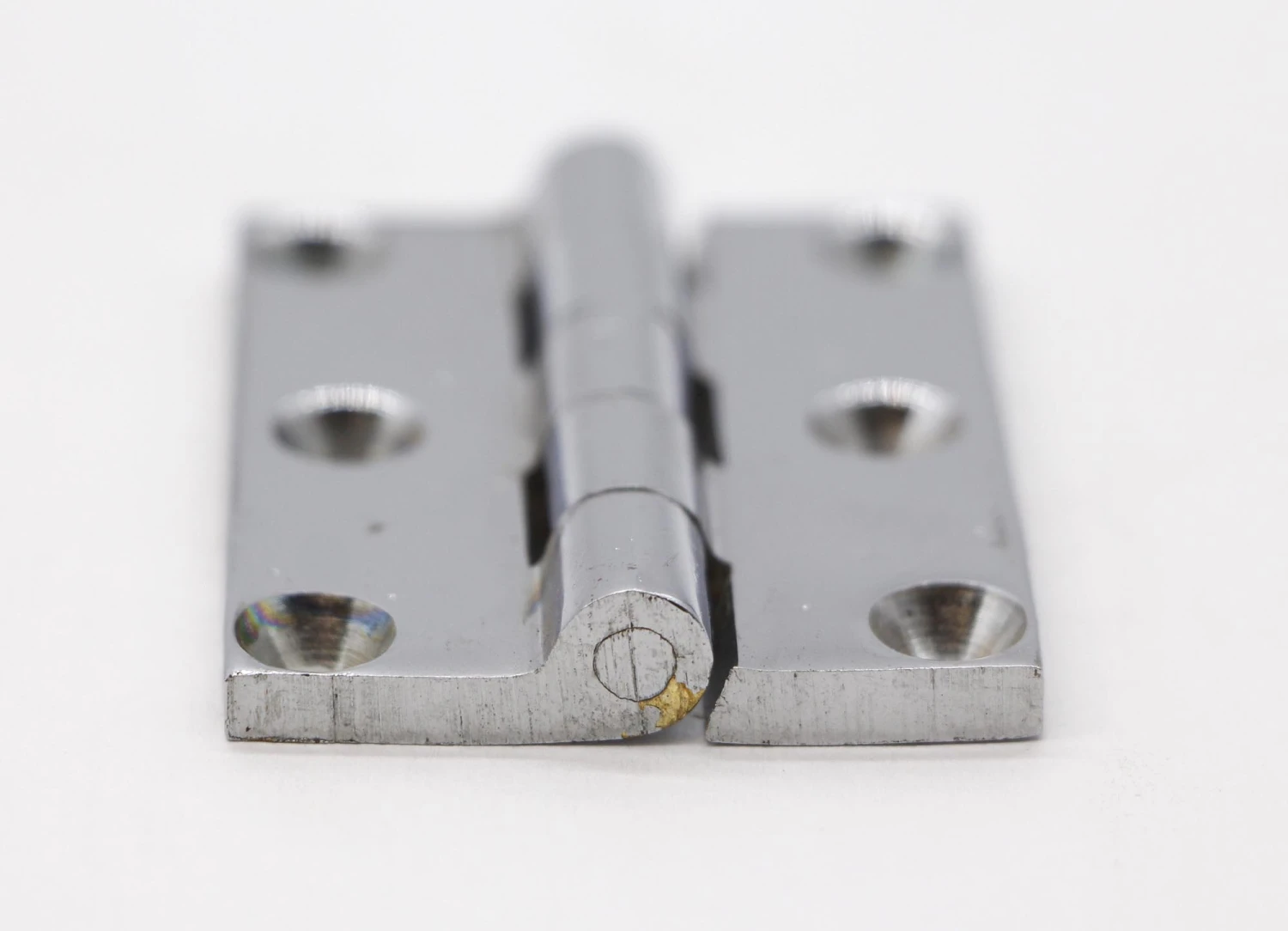 Set Of 4 Nickel Plated 2 X 1.5 Corbin Butt Cabinet Hinges 6 Set Of 4 Nickel Plated 2 X 1.5 Corbin Butt Cabinet Hinges - Image 4