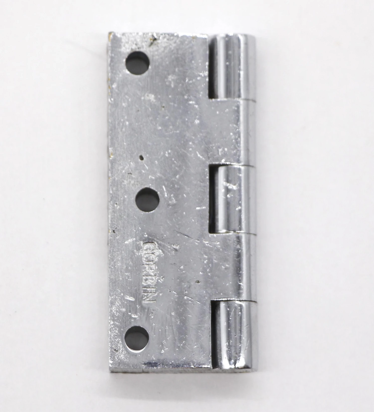 Set Of 4 Nickel Plated 2 X 1.5 Corbin Butt Cabinet Hinges 7 Set Of 4 Nickel Plated 2 X 1.5 Corbin Butt Cabinet Hinges - Image 5