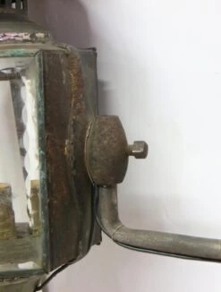 Pair Of Antique Black Victorian Carriage Lanterns -OGT Sale Store p263123 10