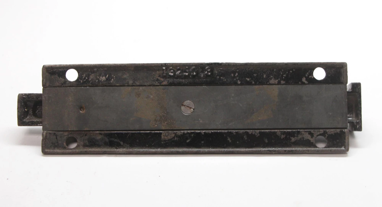 Antique Classic Painted Black Cast Iron Door Bolt With Catch 7 Antique Classic Painted Black Cast Iron Door Bolt With Catch - Image 5