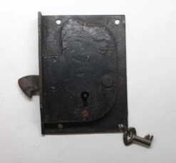 Cast Iron Western Brass MFG. Works Lock 9 Cast Iron Western Brass MFG. Works Lock -OGT Sale Store p263189 04