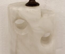 Alabaster Table Lamp With Cut Out Holes 12 Alabaster Table Lamp With Cut Out Holes -OGT Sale Store p263295 04