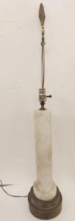 Alabaster Table Lamp With Cut Out Holes 15 Alabaster Table Lamp With Cut Out Holes -OGT Sale Store p263295 07