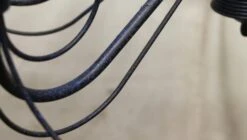 Vintage 8 Arm Blue & Black Wrought Iron Chandelier 10 Vintage 8 Arm Blue & Black Wrought Iron Chandelier -OGT Sale Store p263310 04