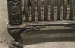 Antique Cast Iron Ornate Fireplace Log Holder 11 Antique Cast Iron Ornate Fireplace Log Holder -OGT Sale Store p263315 04