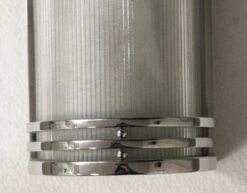 Streamline Mid Century Glass & Nickel Wall Sconce 13 Streamline Mid Century Glass & Nickel Wall Sconce -OGT Sale Store p263900 05