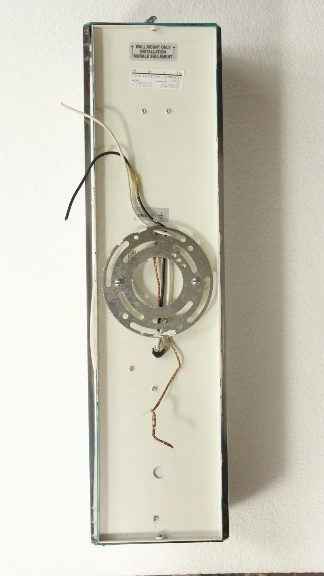 Streamline Mid Century Glass & Nickel Wall Sconce 8 Streamline Mid Century Glass & Nickel Wall Sconce - Image 6