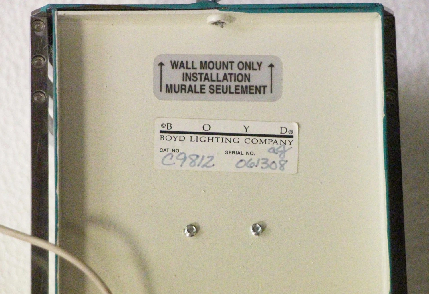 Streamline Mid Century Glass & Nickel Wall Sconce 9 Streamline Mid Century Glass & Nickel Wall Sconce - Image 7