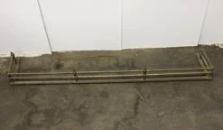 Traditional Antique 5 Foot Brass Fireplace Fender 11 Traditional Antique 5 Foot Brass Fireplace Fender -OGT Sale Store p264002 04