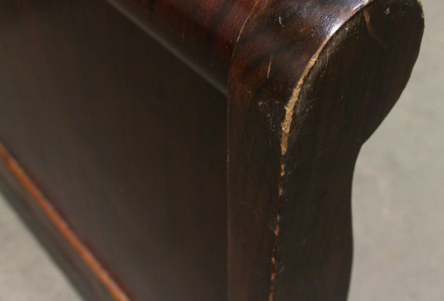 Solid Walnut Full Bed Frame Set With Walnut Veneer 8 Solid Walnut Full Bed Frame Set With Walnut Veneer - Image 6