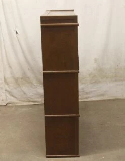 Antique 4 Foot Barrister Bookcase With White Glass 16 Antique 4 Foot Barrister Bookcase With White Glass -OGT Sale Store p264005 07