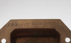 Pair Of Antique 3.375 In. Bronze Greek Key Drawer Bin Pulls -OGT Sale Store p264234a 05