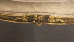 Antique Carved Wood Stuffed Wing Back Chair 16 Antique Carved Wood Stuffed Wing Back Chair -OGT Sale Store p265428 06