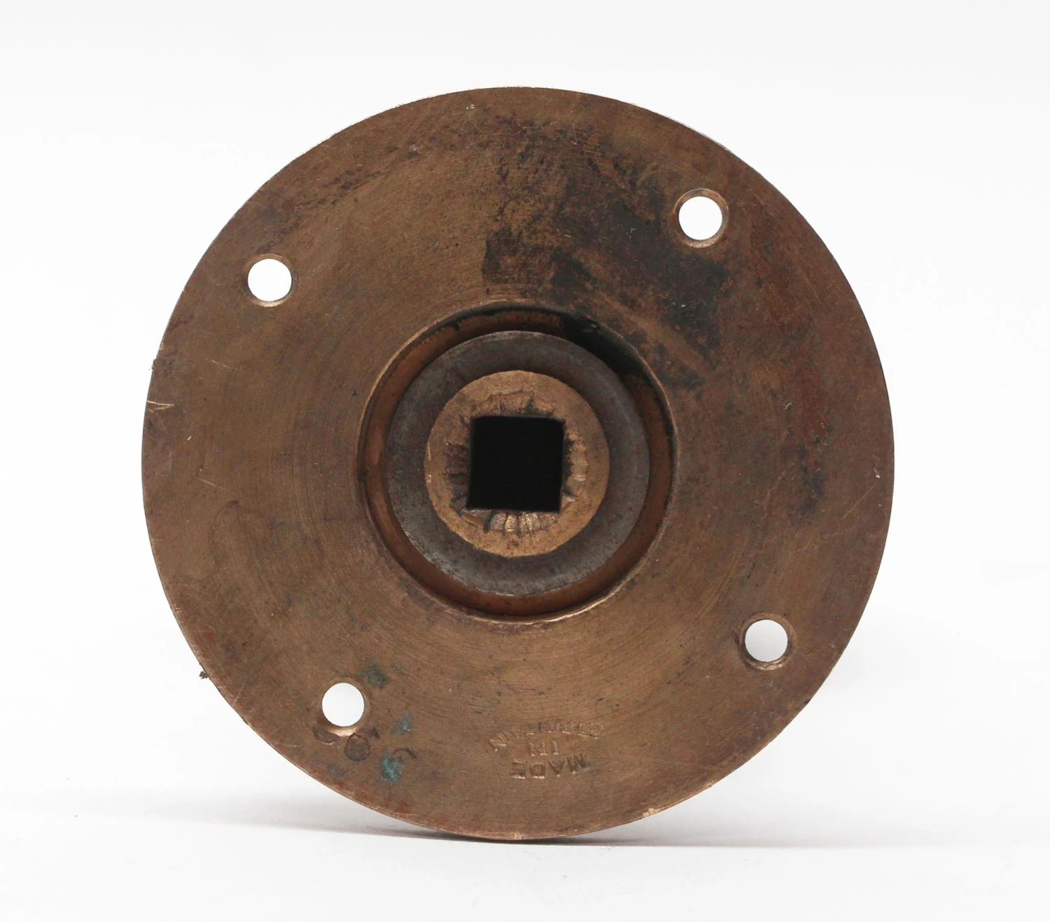 Bronze Antique Dummy Door Knob With Attached Rosette 6 Bronze Antique Dummy Door Knob With Attached Rosette - Image 4