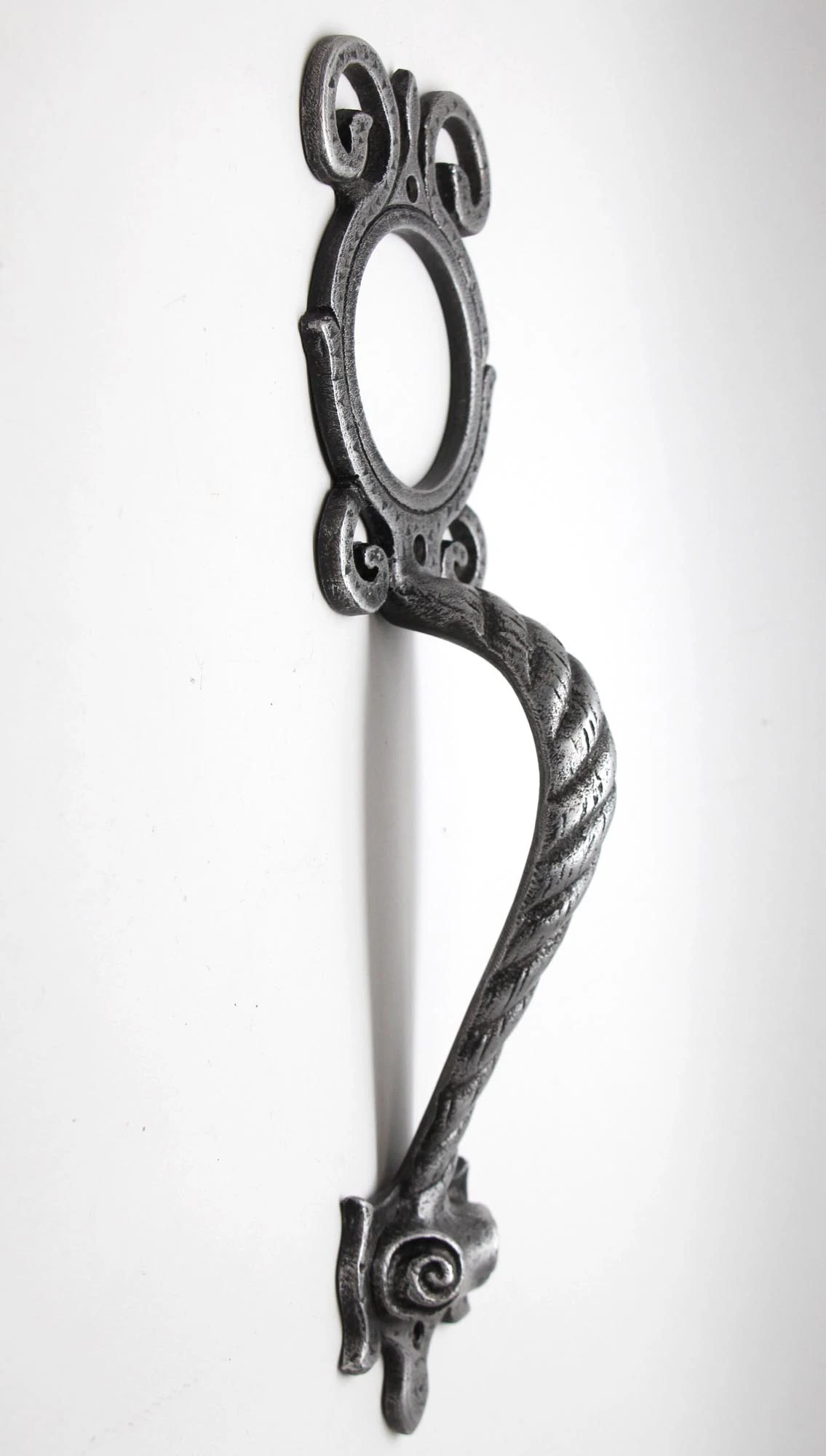 Vintage Arts & Crafts 13.5 In. Aluminum Door Pull 6 Vintage Arts & Crafts 13.5 In. Aluminum Door Pull - Image 4