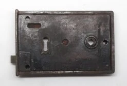 Antique Black Cast Iron 7.25 In. Surface Mount Door Rim Lock 9 Antique Black Cast Iron 7.25 In. Surface Mount Door Rim Lock -OGT Sale Store p266044 04