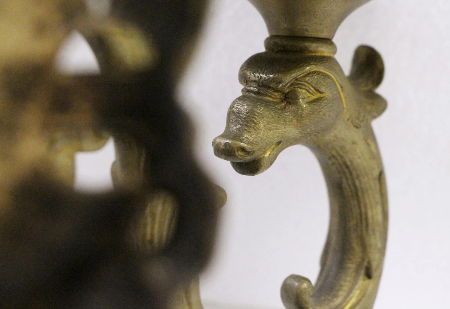 Set Of Six French Regency Cast Bronze Serpentine Sconces 13 Set Of Six French Regency Cast Bronze Serpentine Sconces - Image 11