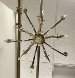 1950s Petite French Chandelier Silver Plate 15 1950s Petite French Chandelier Silver Plate -OGT Sale Store p266958 07