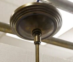 Restored 8 In. Milk Glass Ruffled Zipper Rim Pendant Light 9 Restored 8 In. Milk Glass Ruffled Zipper Rim Pendant Light -OGT Sale Store p266959 04