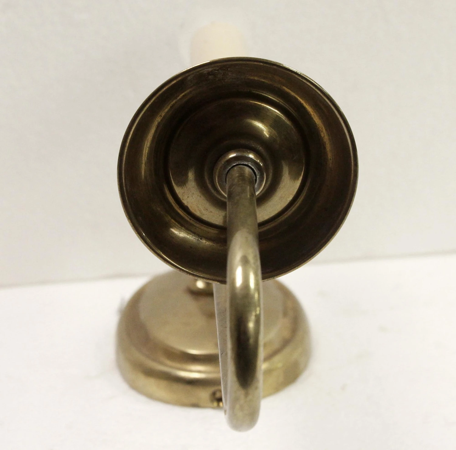 Traditional Polished Brass Candle Wall Sconce 6 Traditional Polished Brass Candle Wall Sconce - Image 4