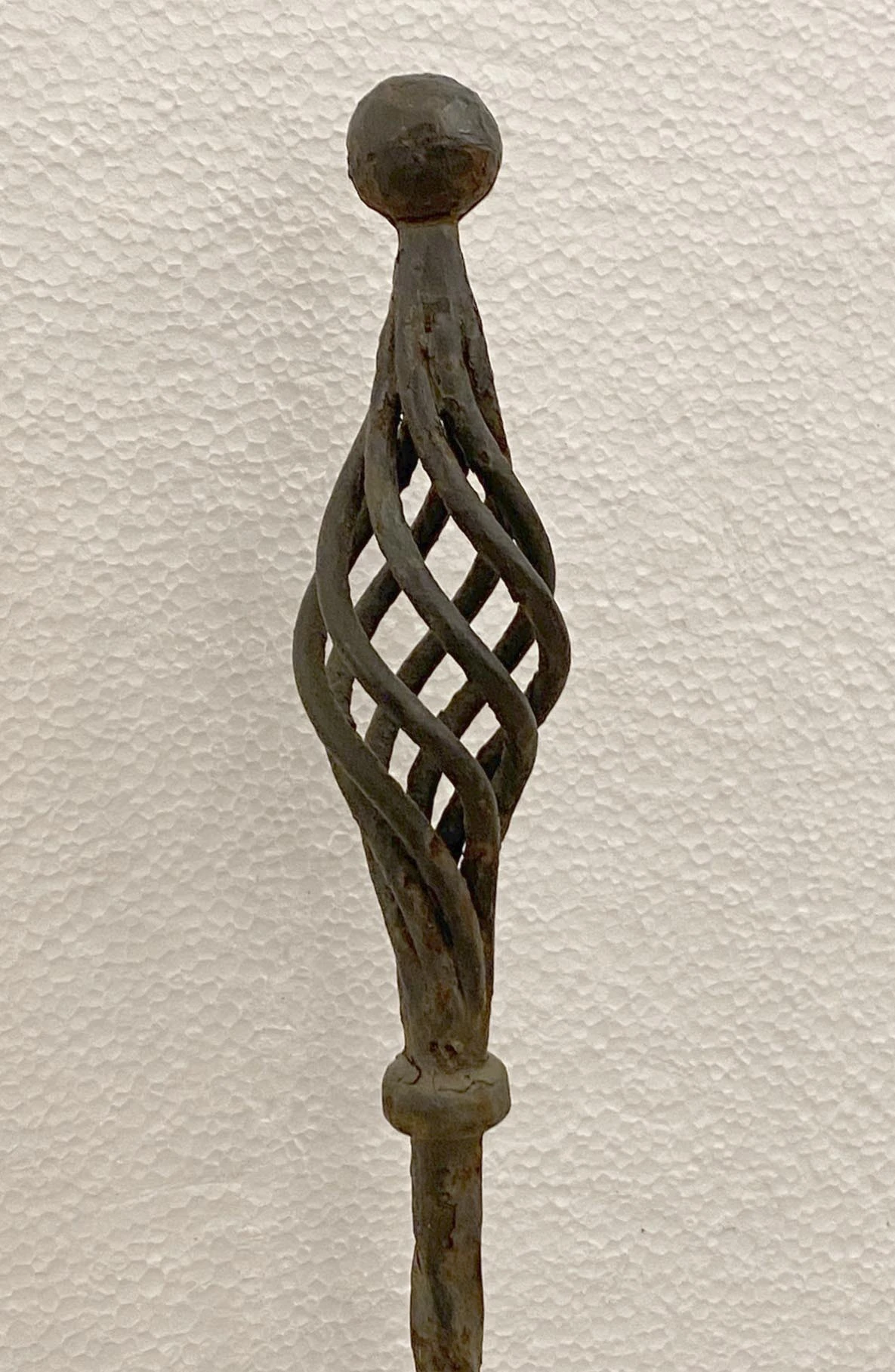 Antique Wrought Iron Fire Place Tool Set 11 Antique Wrought Iron Fire Place Tool Set - Image 9