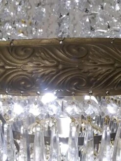 1920s Art Deco Crystal Theater Chandelier -OGT Sale Store p267613 04