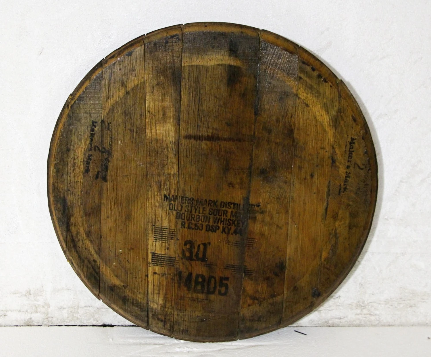 Makers Mark Bourbon Whiskey Barrel Lid Wall Art 10 Makers Mark Bourbon Whiskey Barrel Lid Wall Art - Image 8