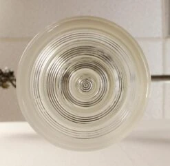 1950s 6.5 In. Glass Globe Brass Pole Pendant Light 9 1950s 6.5 In. Glass Globe Brass Pole Pendant Light -OGT Sale Store p267755 04