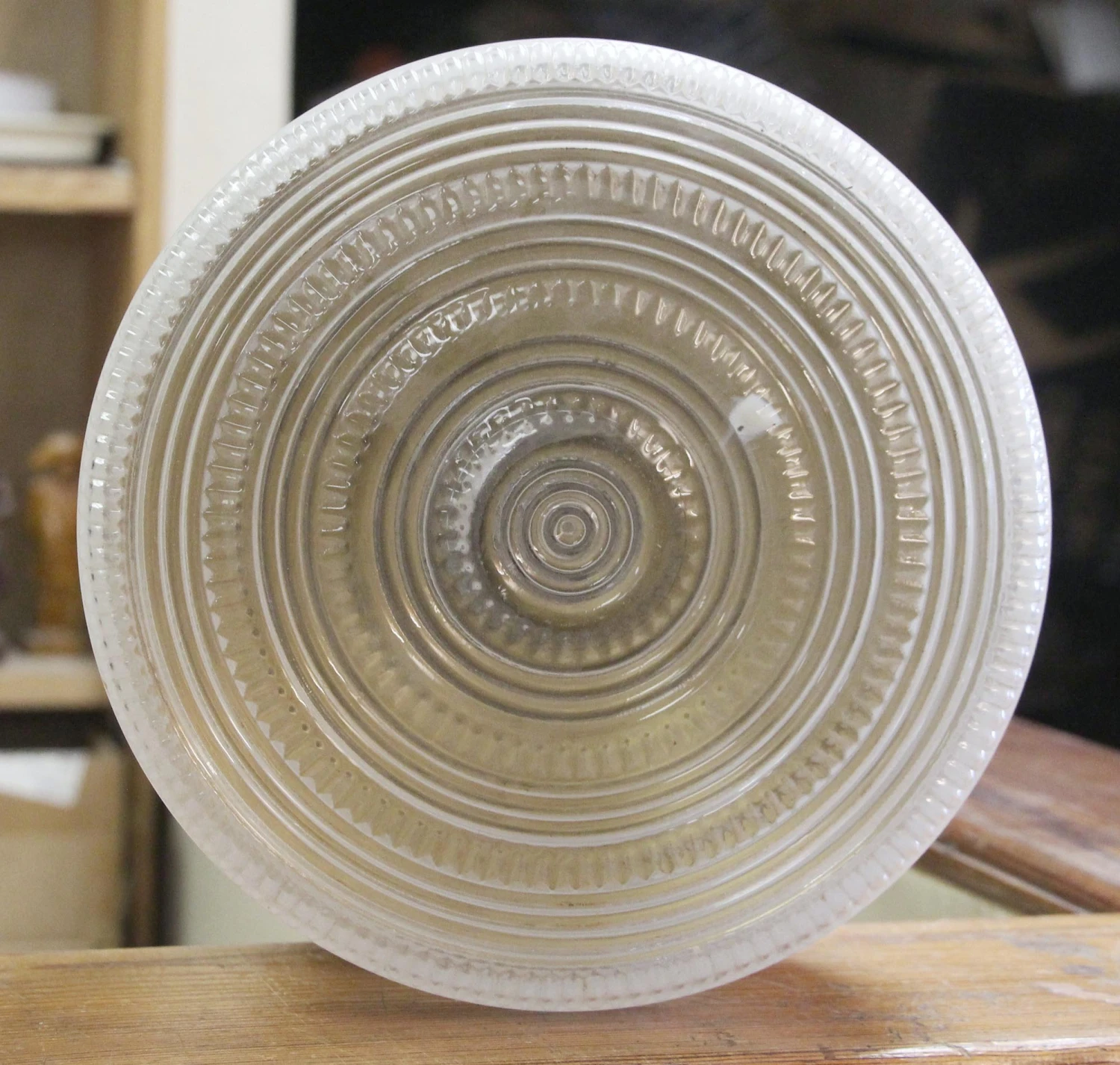 Mid Century 8.5 In. Glass Globe Brass Pole Pendant Light 6 Mid Century 8.5 In. Glass Globe Brass Pole Pendant Light - Image 4