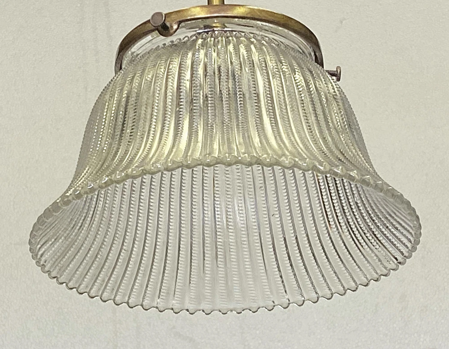 1910 Simple Pendant Light With Holophane Glass 6 1910 Simple Pendant Light With Holophane Glass - Image 4