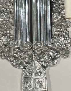 1900s Pair Of E.F Caldwell American Silvered Bronze Wall Sconces 12 1900s Pair Of E.F Caldwell American Silvered Bronze Wall Sconces -OGT Sale Store p267855 05