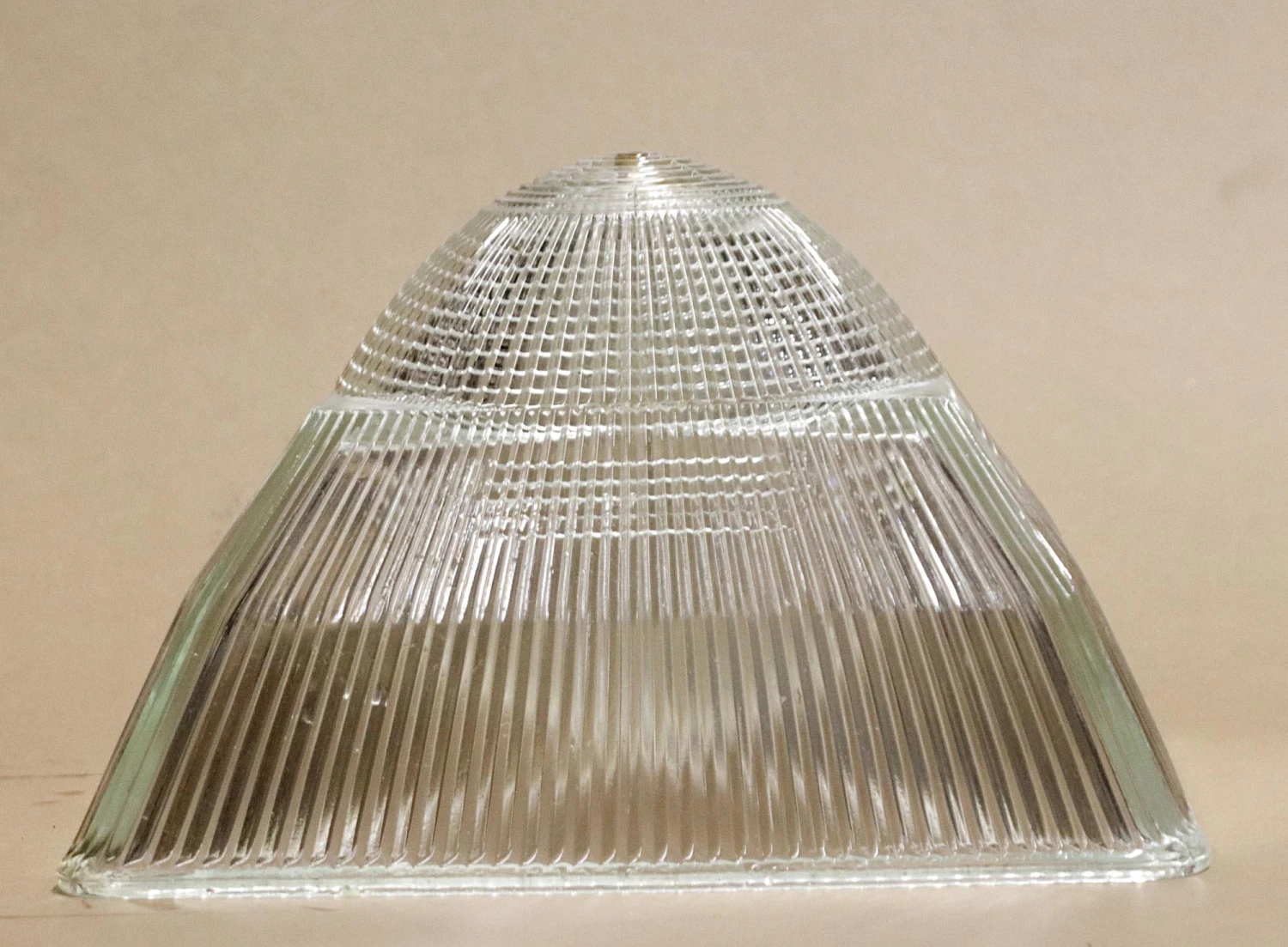 Antique Square Holophane 45 Degree Offset Rimless Shade 6 Antique Square Holophane 45 Degree Offset Rimless Shade - Image 4