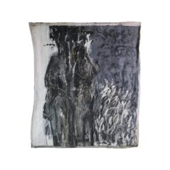 Abstract Oversized Figural Canvas Painting