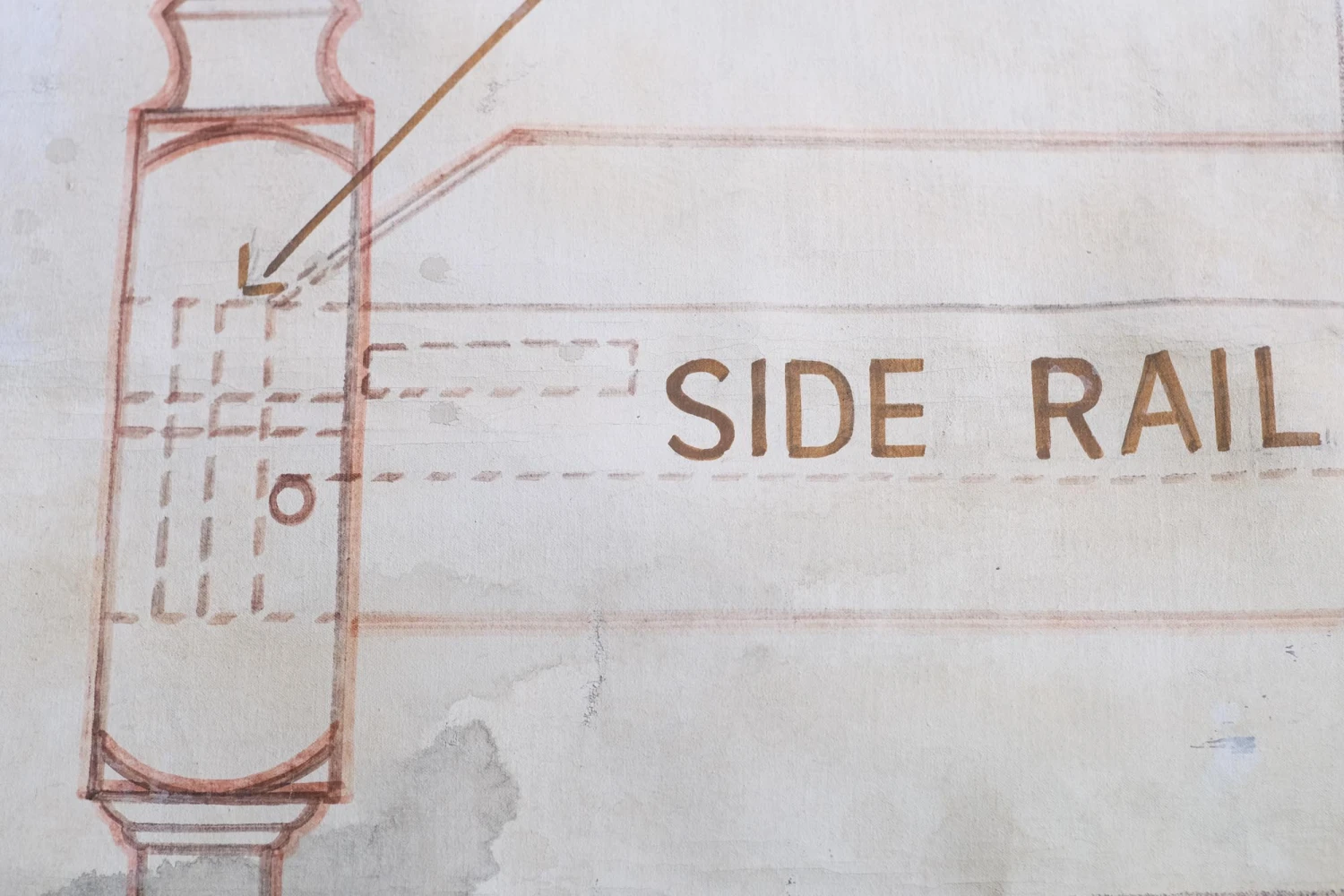 Vintage Printing Press Canvas Oil Painting 14 Ft. X 2.9 Ft. 5 Vintage Printing Press Canvas Oil Painting 14 Ft. X 2.9 Ft. - Image 3