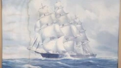 Antique Hans Skalagard Wood Frame Sailboat Print 10 Antique Hans Skalagard Wood Frame Sailboat Print -OGT Sale Store paintings for sale q277959