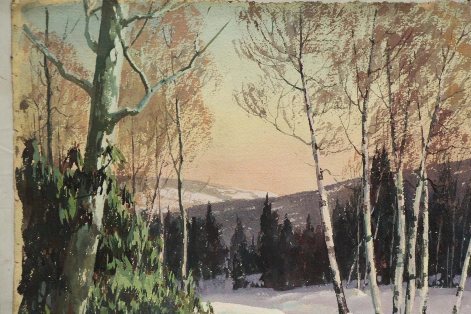Scenic Winter Painting 4 Scenic Winter Painting - Image 2