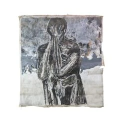 Original Mixed Media Figural Canvas Painting