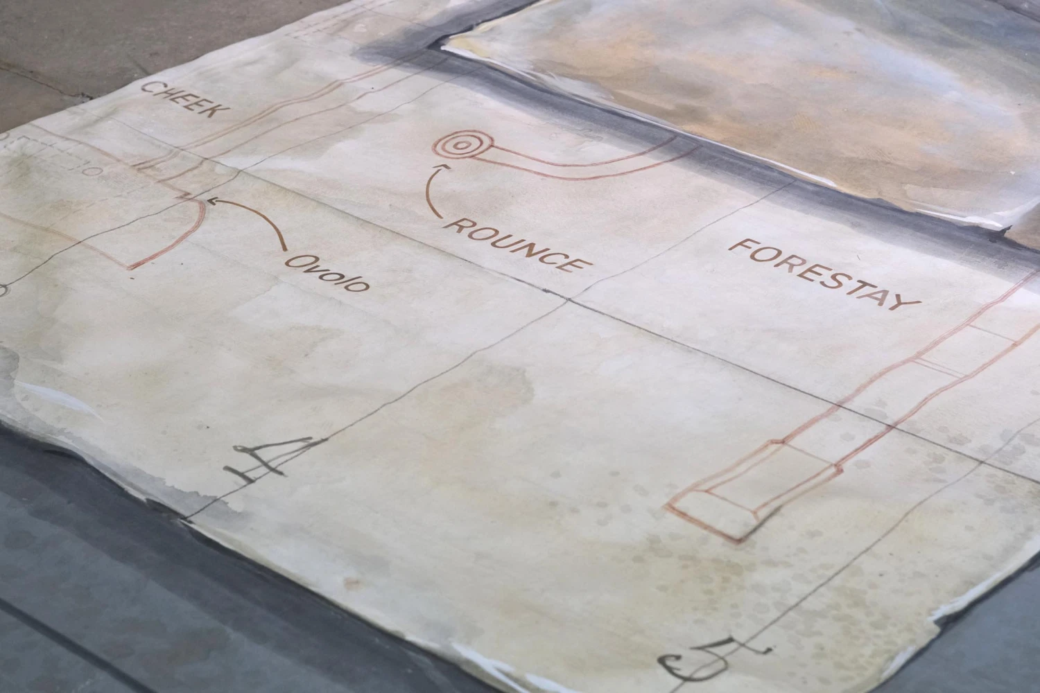 Unfinished Canvas Printing Press Oil Painting 29 Ft. X 8 Ft. 4 Unfinished Canvas Printing Press Oil Painting 29 Ft. X 8 Ft. - Image 2