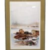 Scenic Watercolor Painting In Metal Frame 2 Scenic Watercolor Painting In Metal Frame -OGT Sale Store paintings scenic watercolor painting in metal frame m223049
