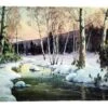 Scenic Winter Painting 2 Scenic Winter Painting -OGT Sale Store paintings scenic winter painting n240029