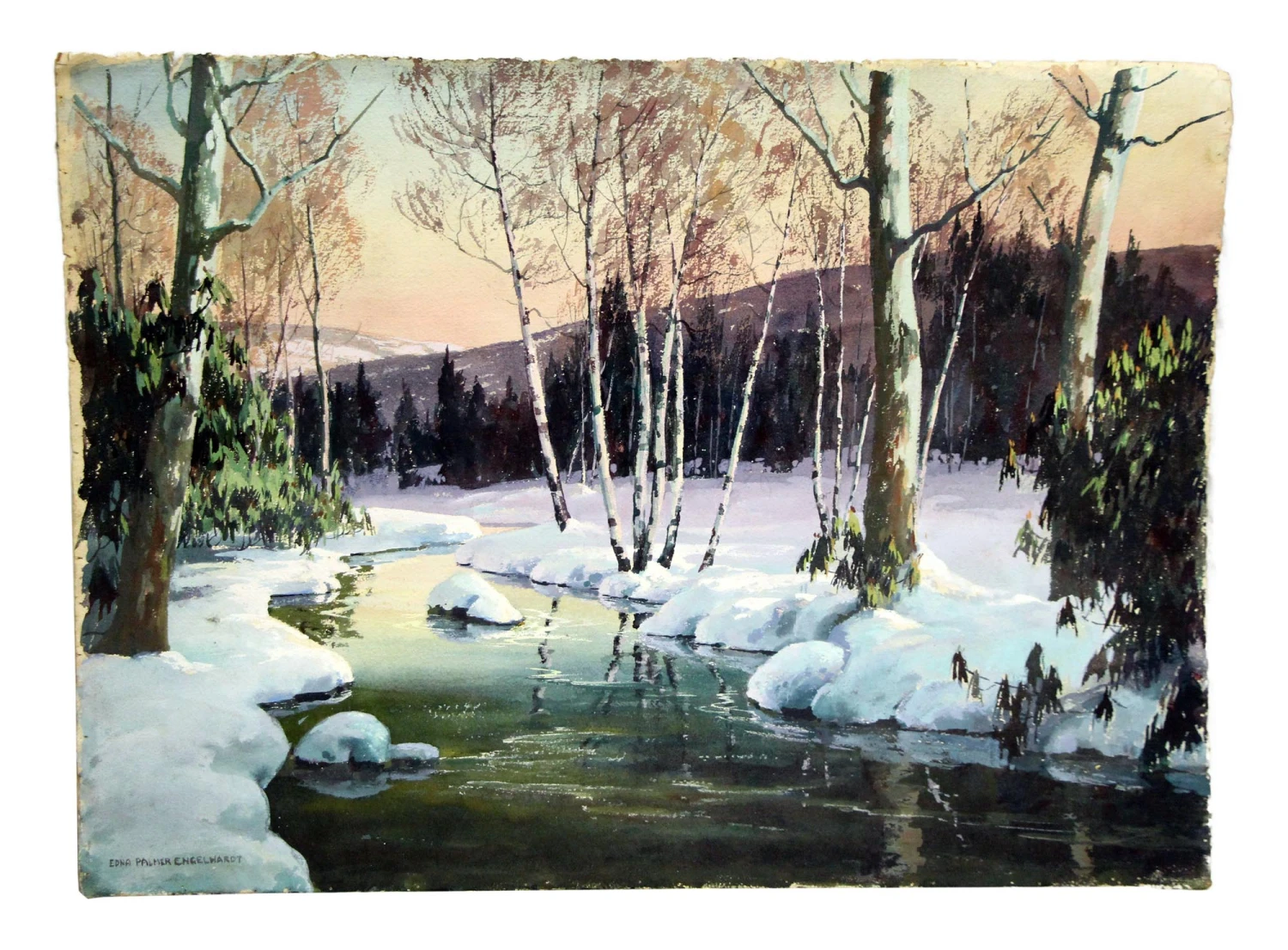 Scenic Winter Painting 3 Scenic Winter Painting