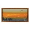 Vintage Framed Canvas Seagulls & Sunset Beach Painting 1 Vintage Framed Canvas Seagulls & Sunset Beach Painting -OGT Sale Store paintings vintage framed canvas seagulls sunset beach painting q280065