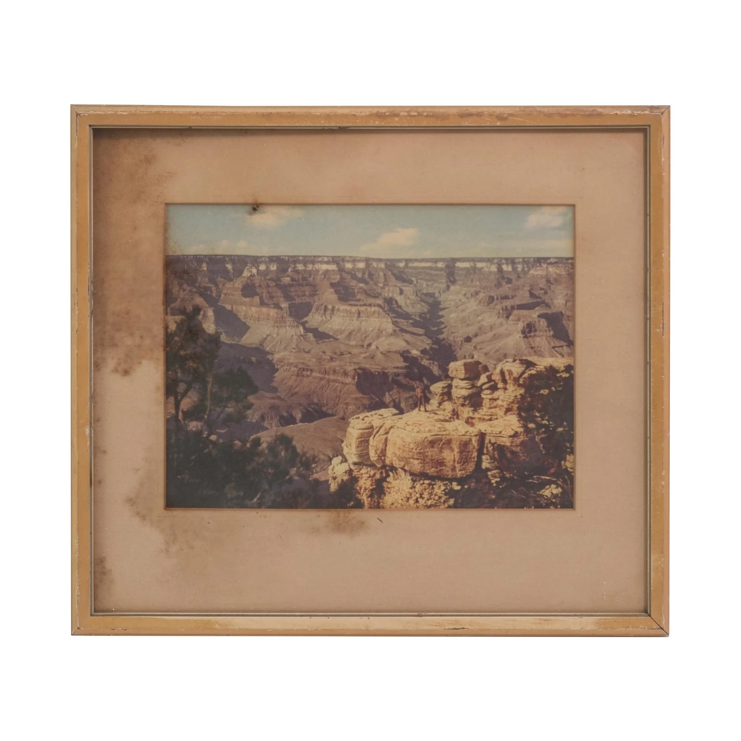 1940s Grand Canyon Arizona Framed Photograph 3 1940s Grand Canyon Arizona Framed Photograph